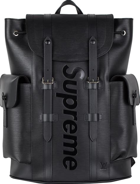 supreme x louis vuitton bag black|louis vuitton x supreme cartera.